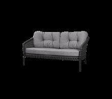 Cane-line Ocean Large loungesofa dark grey rope - mørk grå hyndesæt 