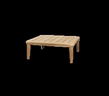 Cane-line Capture sofabord - med teak plade - 85x85 cm 